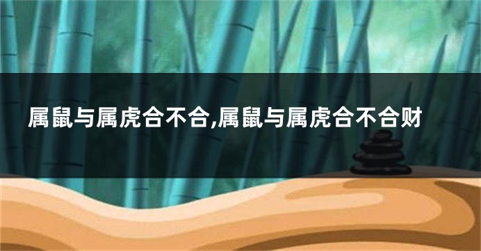 属鼠与属虎合不合,属鼠与属虎合不合财