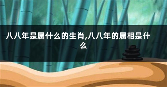 八八年是属什么的生肖,八八年的属相是什么