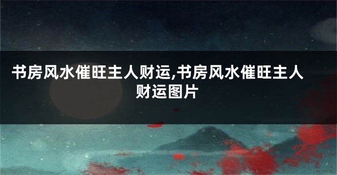 书房风水催旺主人财运,书房风水催旺主人财运图片