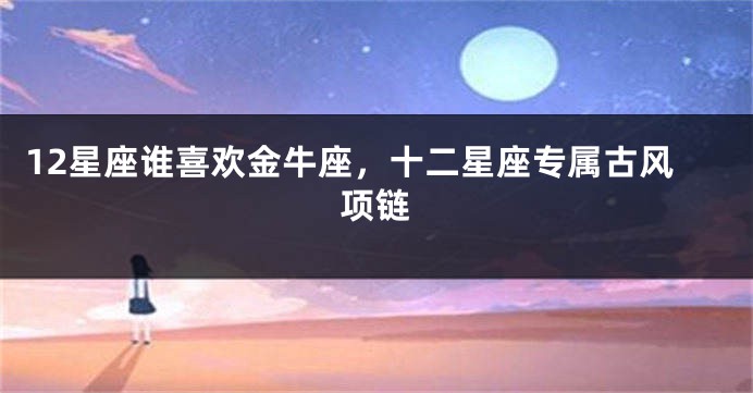 12星座谁喜欢金牛座，十二星座专属古风项链