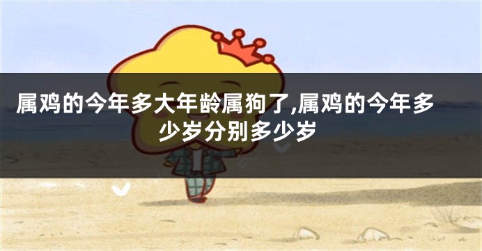 属鸡的今年多大年龄属狗了,属鸡的今年多少岁分别多少岁