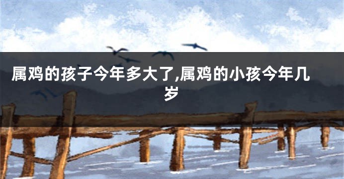 属鸡的孩子今年多大了,属鸡的小孩今年几岁