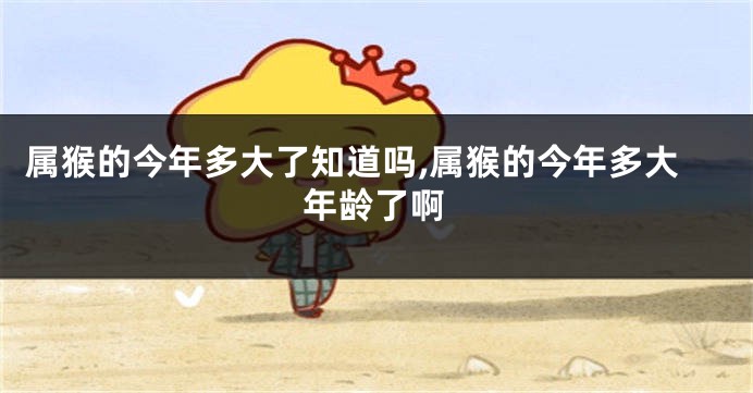 属猴的今年多大了知道吗,属猴的今年多大年龄了啊