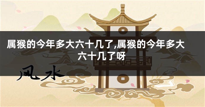 属猴的今年多大六十几了,属猴的今年多大六十几了呀