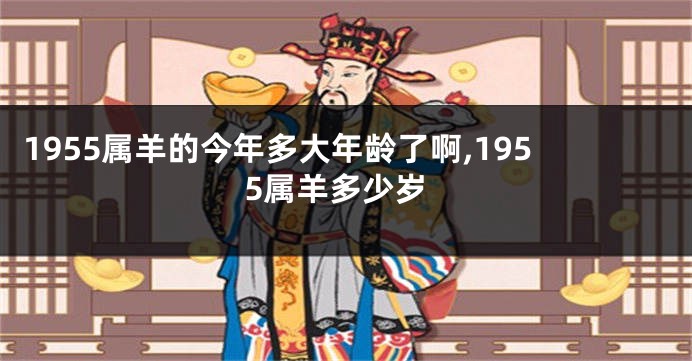 1955属羊的今年多大年龄了啊,1955属羊多少岁