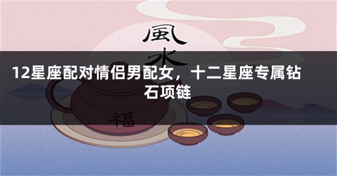 12星座配对情侣男配女，十二星座专属钻石项链