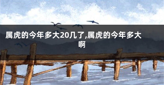属虎的今年多大20几了,属虎的今年多大啊