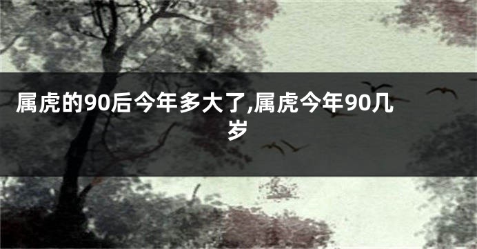 属虎的90后今年多大了,属虎今年90几岁