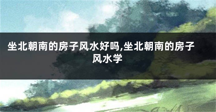 坐北朝南的房子风水好吗,坐北朝南的房子风水学
