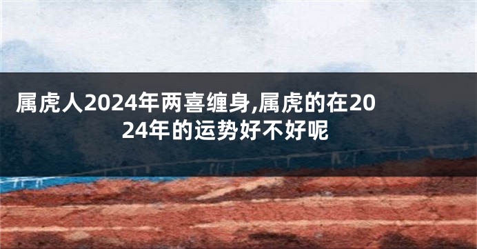属虎人2024年两喜缠身,属虎的在2024年的运势好不好呢