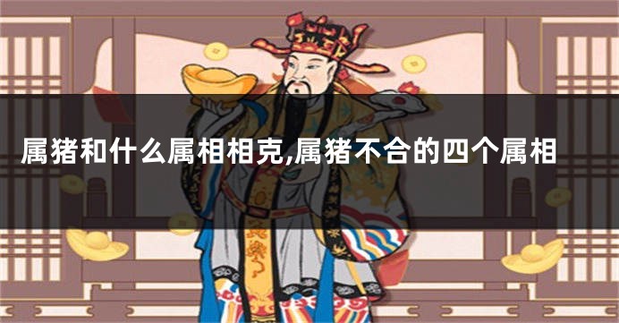 属猪和什么属相相克,属猪不合的四个属相