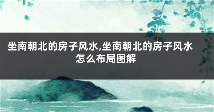 坐南朝北的房子风水,坐南朝北的房子风水怎么布局图解