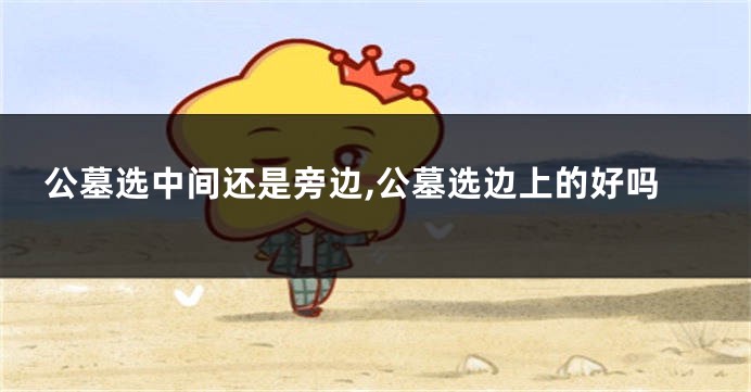 公墓选中间还是旁边,公墓选边上的好吗