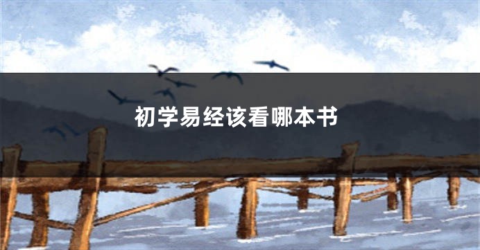 初学易经该看哪本书